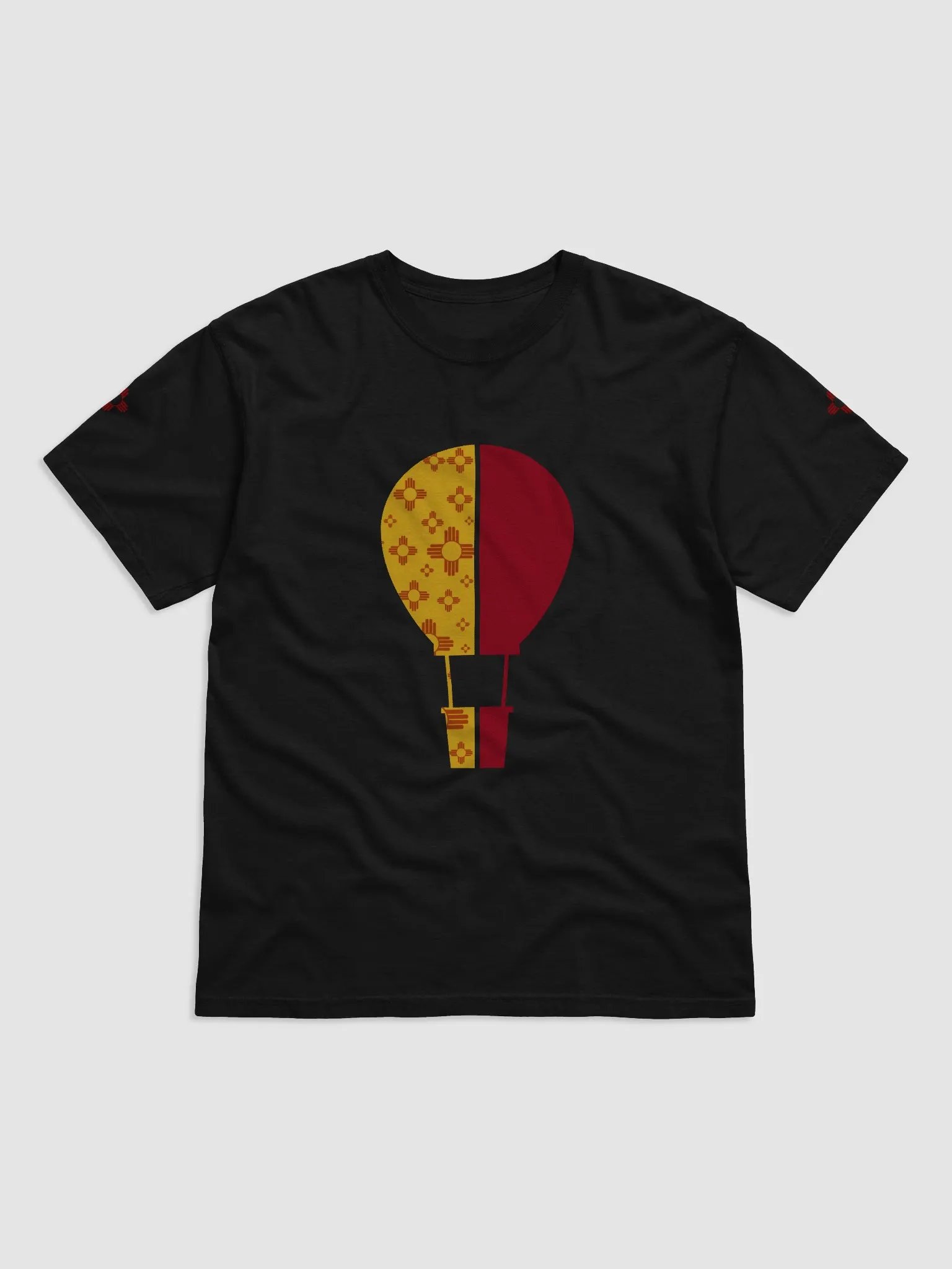 Zia Sun Hot Air Balloon Cotton T-Shirt product image (4)