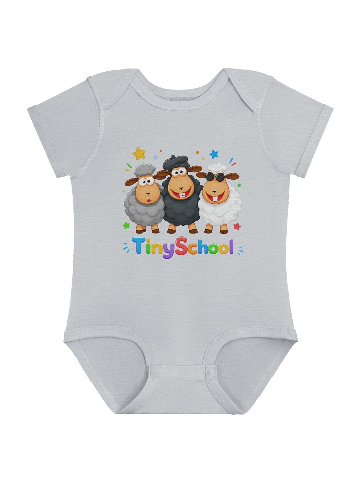 TinySchool Trio Sheep Baby Bodysuit product image (5)