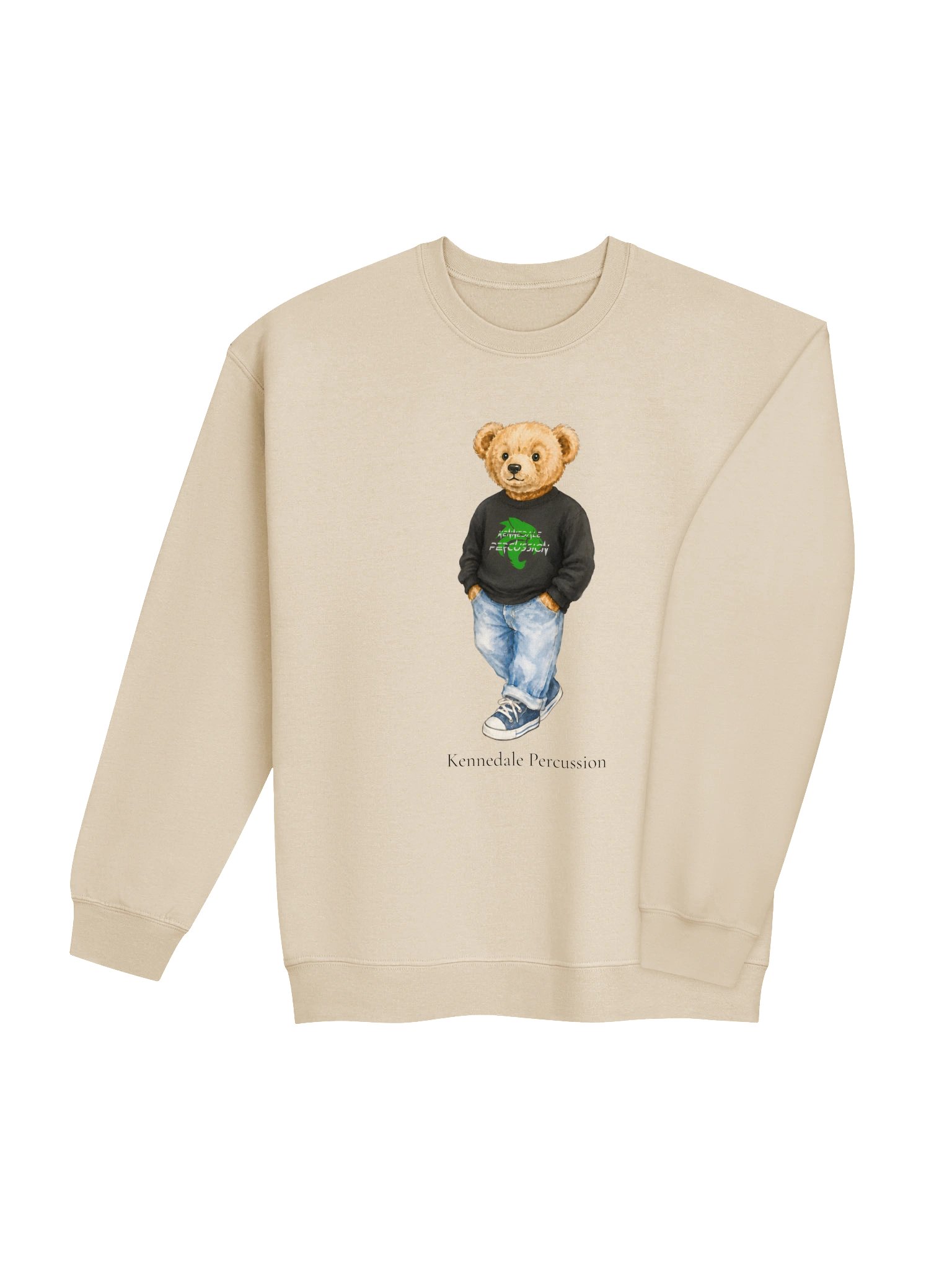 Kennedale Percussion Teddy Bear Crewneck product image (4)