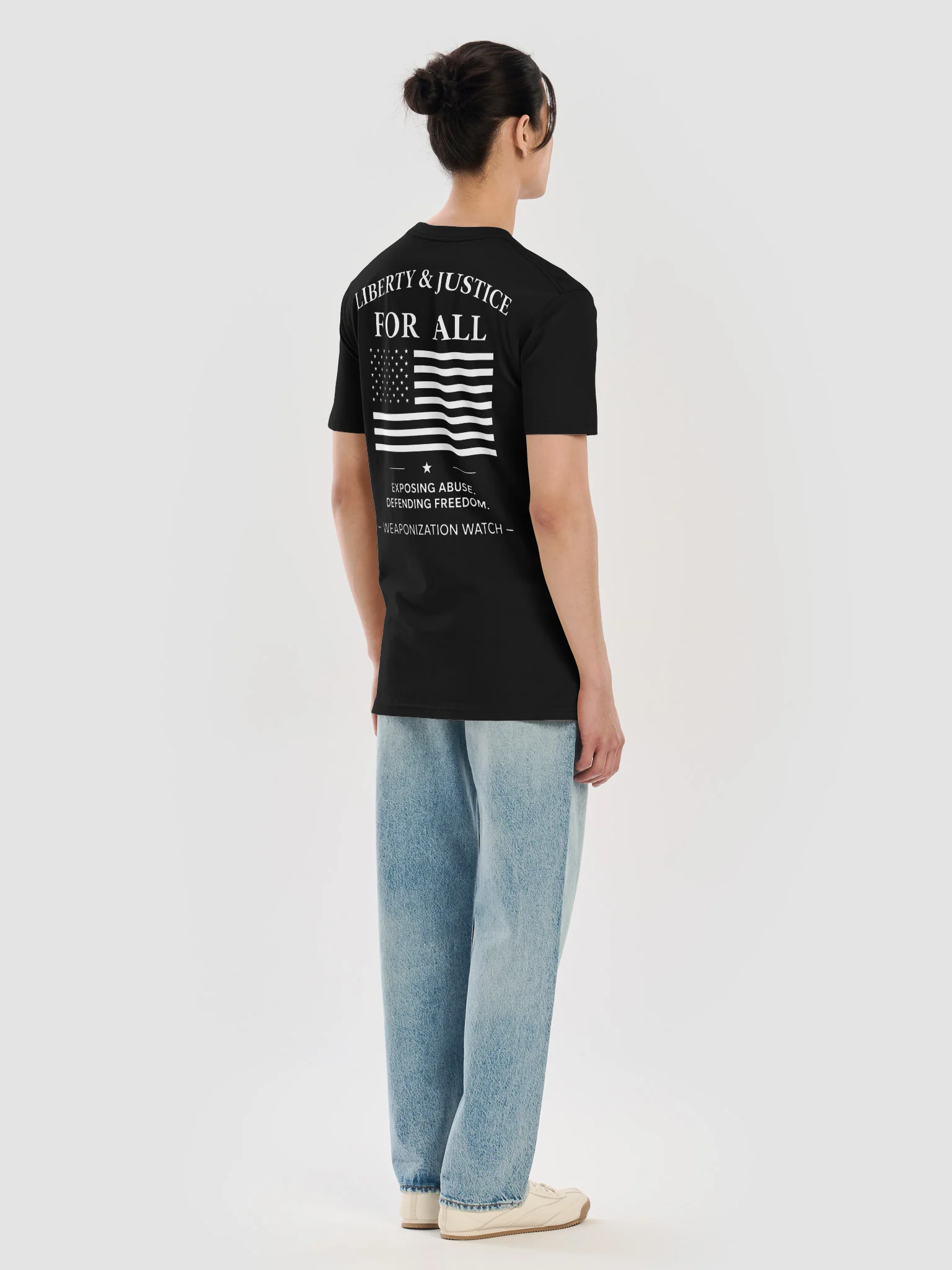 WW "Liberty & Justice" Tee in Black product image (12)