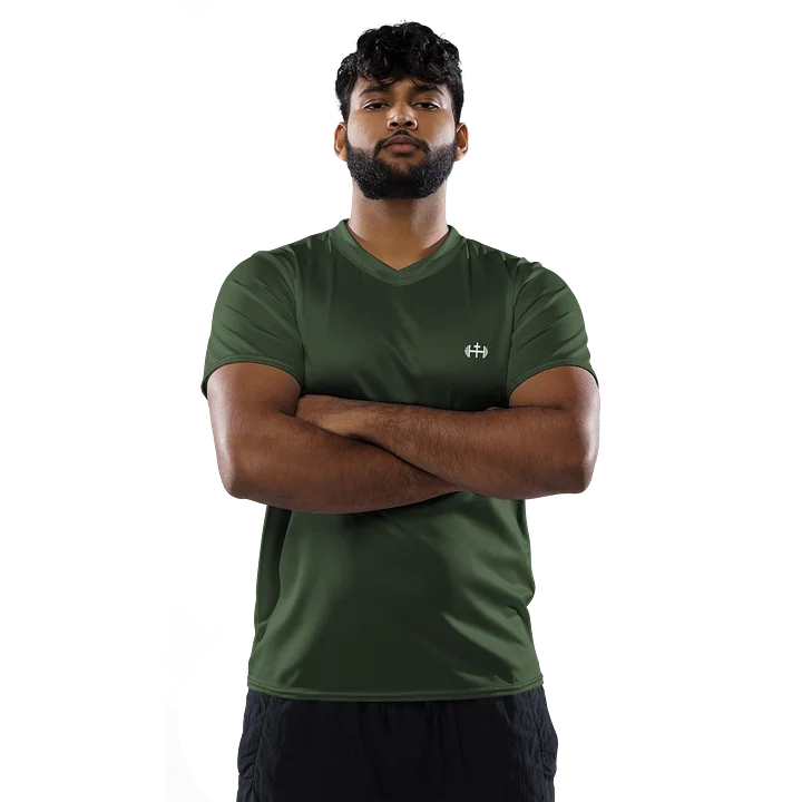His House Mens Performance V-Neck T-Shirt - Forest product image (2)