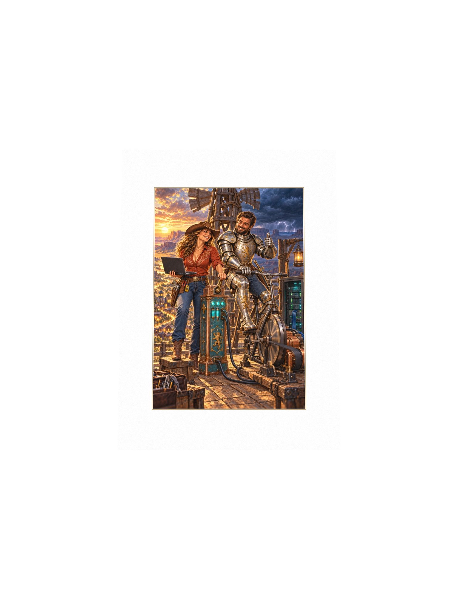 Power Couple Small Art Print product image (4)