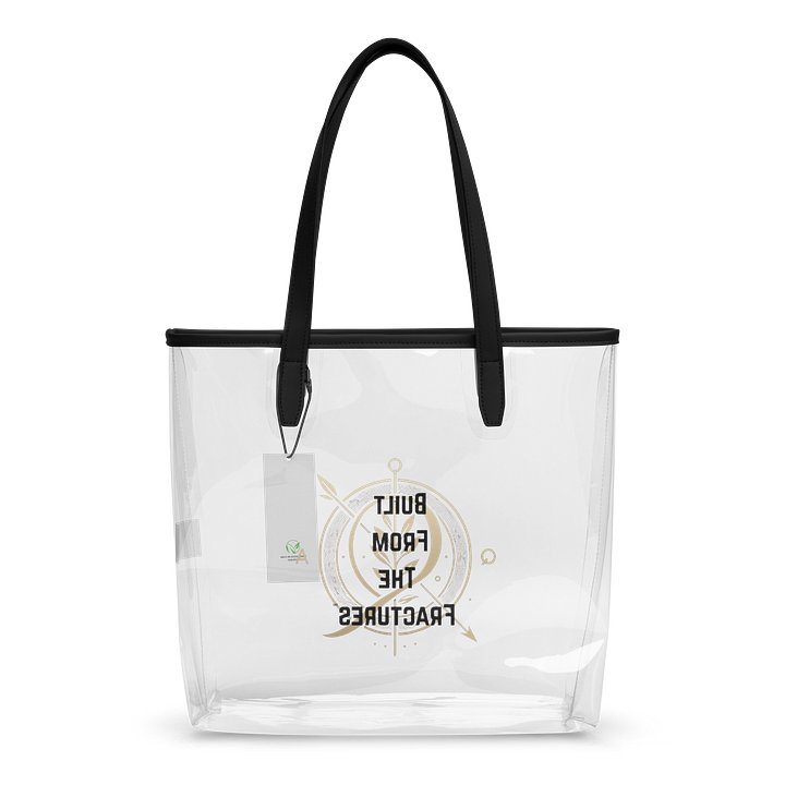Fractured Elegance Clear Tote | Built From The Fractures™ product image (2)