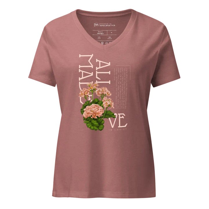 Made Alive in Christ V-Neck T-Shirt product image (1)