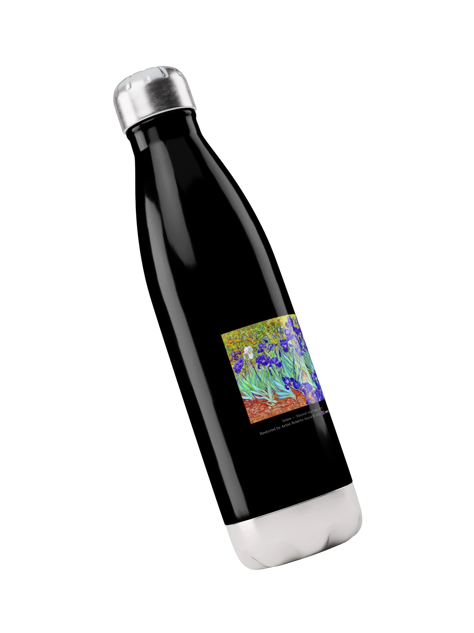 Irises — Water Bottle product image (3)
