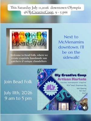 #olympia #thurstoncounty #lacey #pnw #beadfolk @Oly Creative Coop 