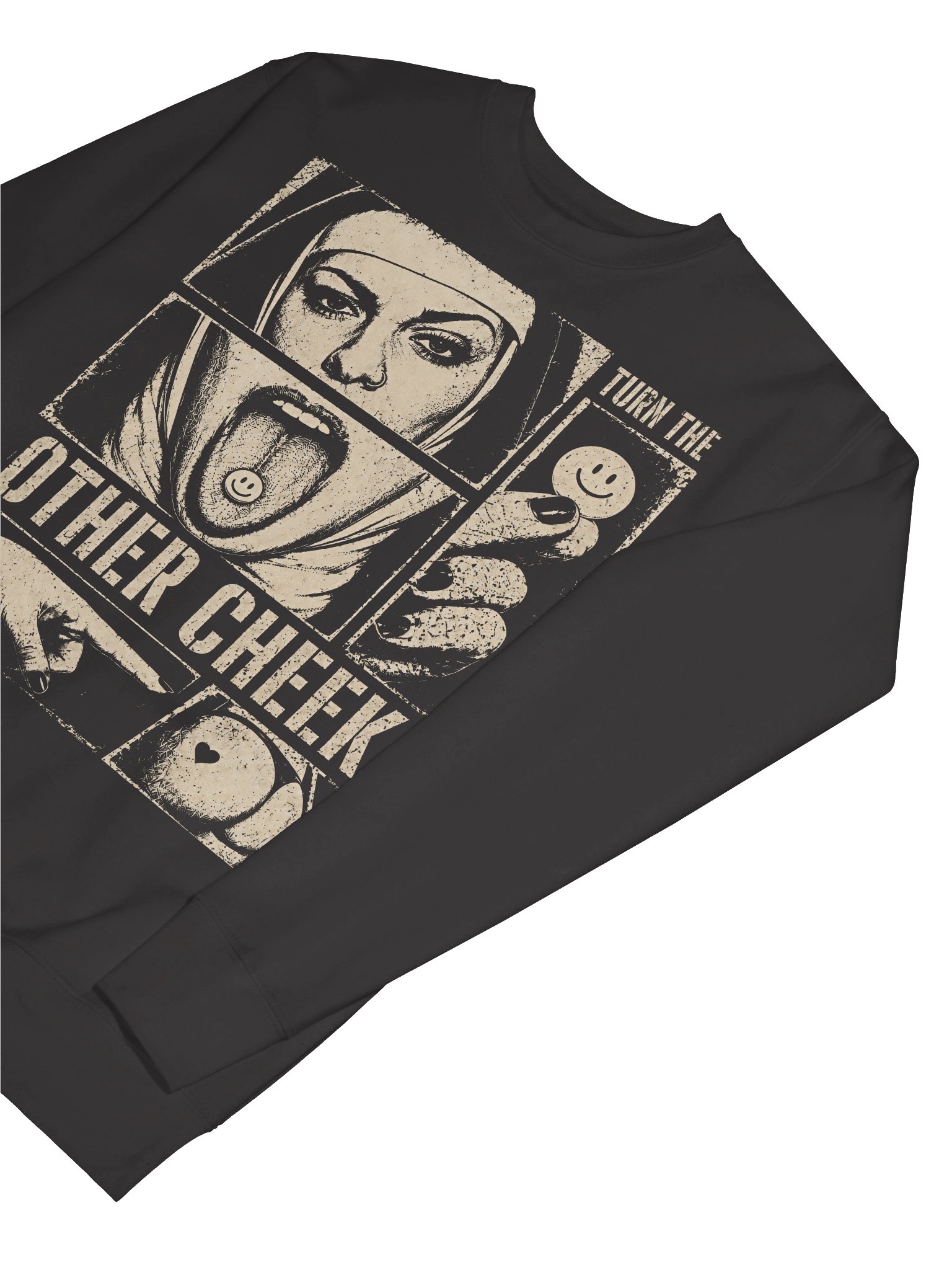 Turn the other cheek premium sweatshirt product image (7)