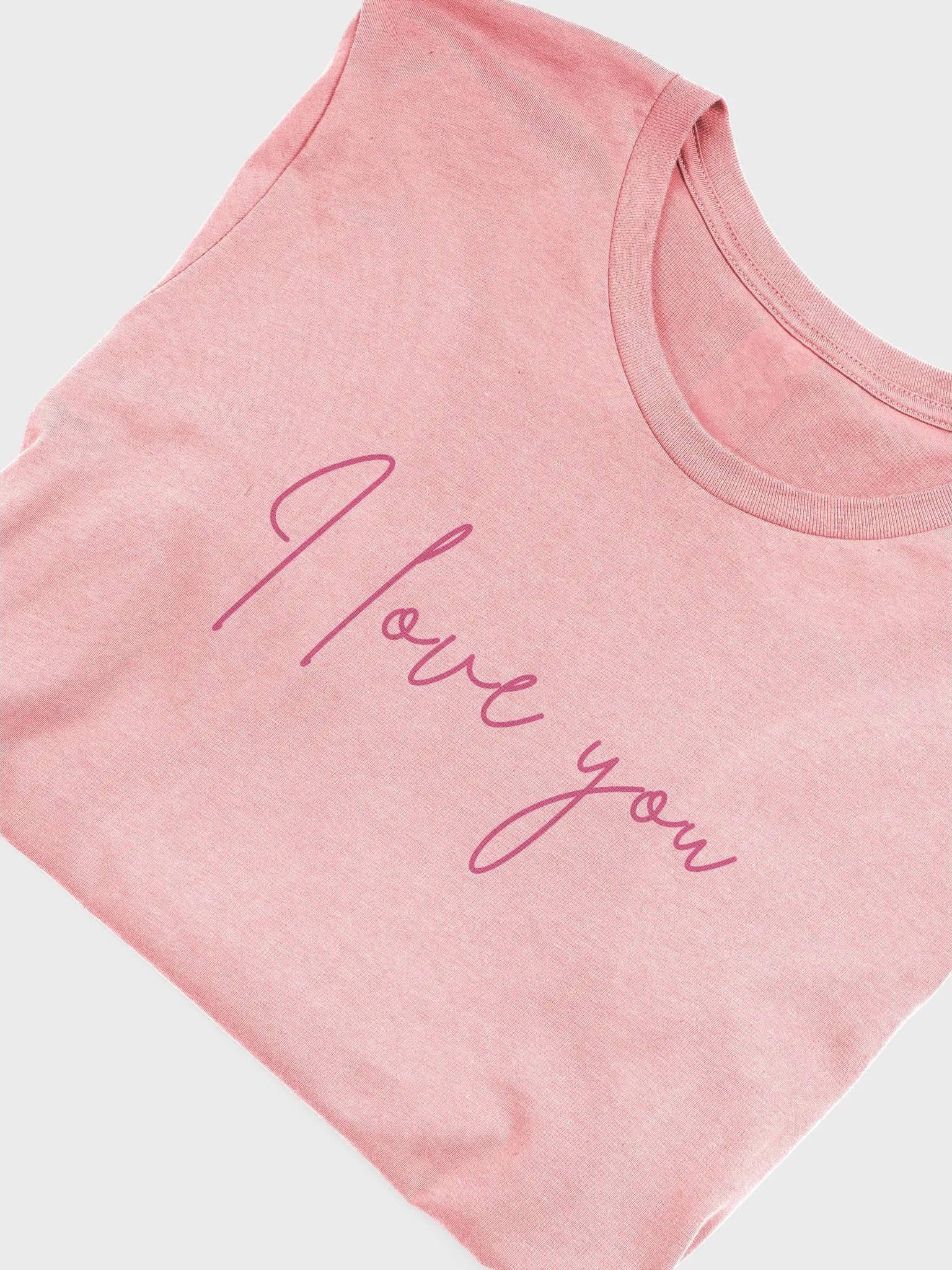 Women's Cursive I Love You T-Shirt product image (5)