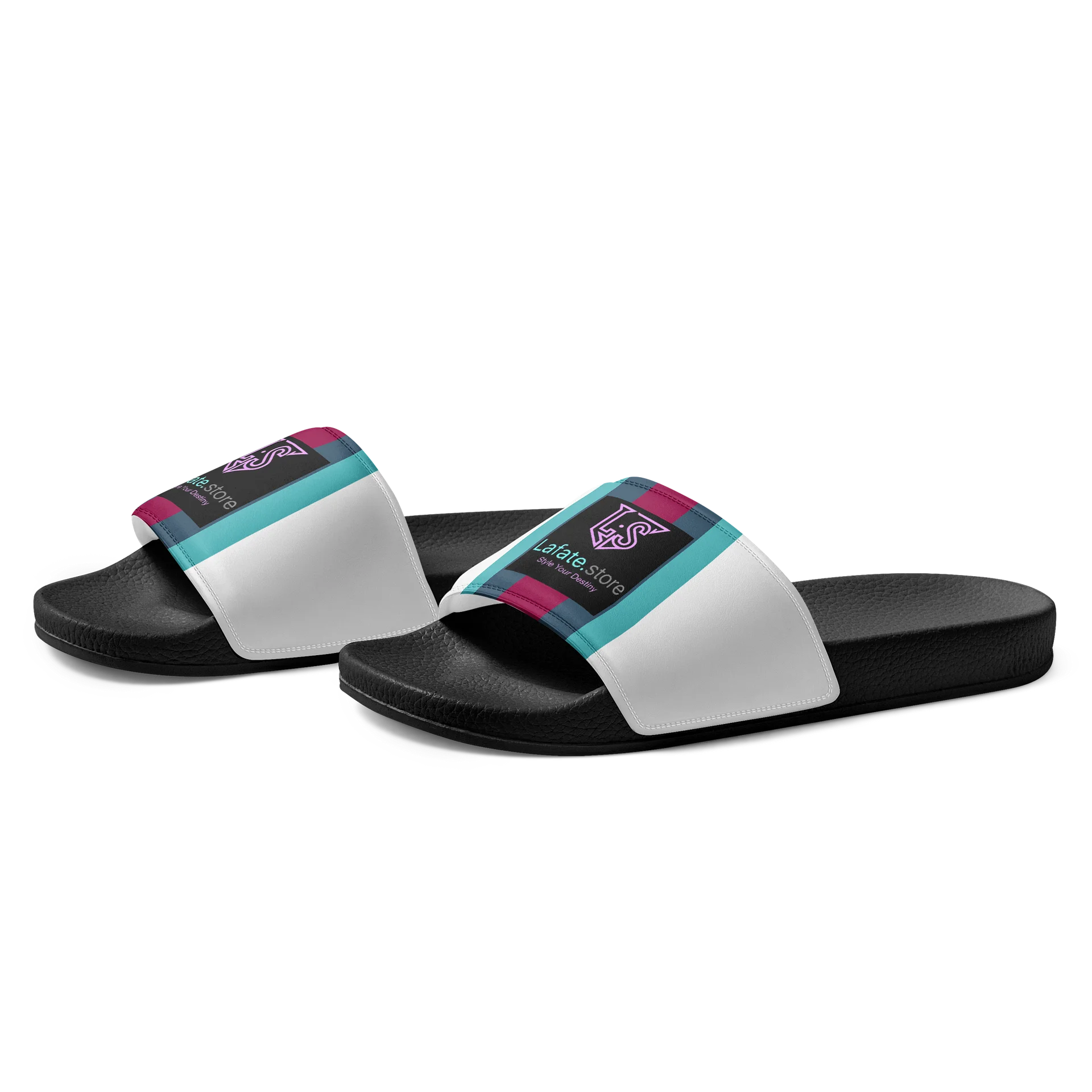 Lafate Store Ocean blue and White Slippers product image (2)