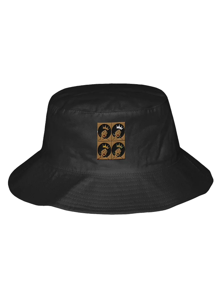 Poised Princess Crowned Pop Portrait Flexfit Bucket Hat product image (1)