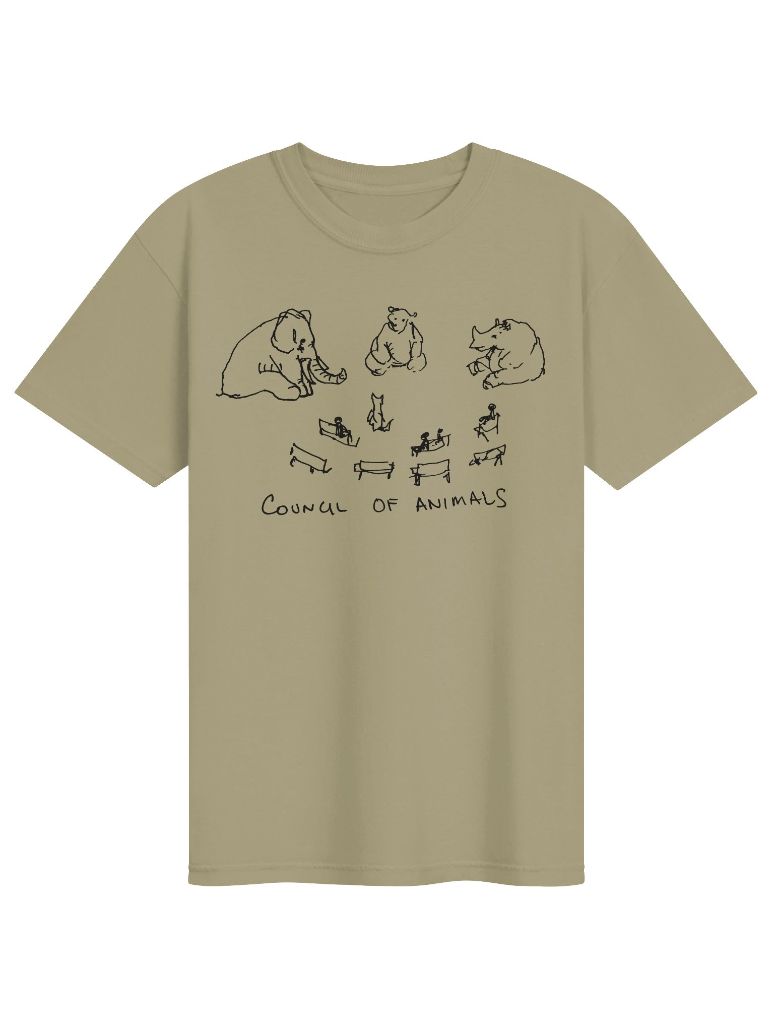 Council of Animals Tee product image (1)
