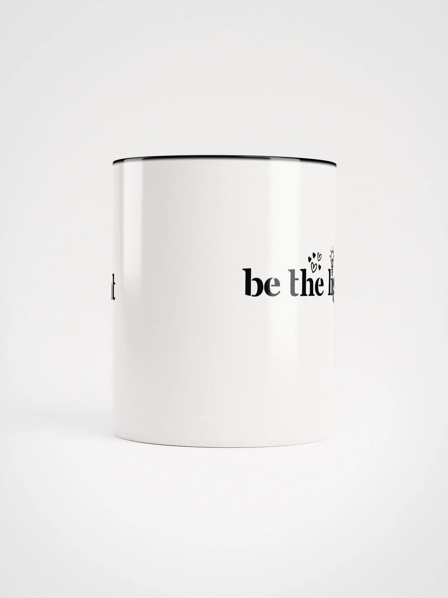 Be the Light Inspirational Ceramic Mug - White. product image (5)