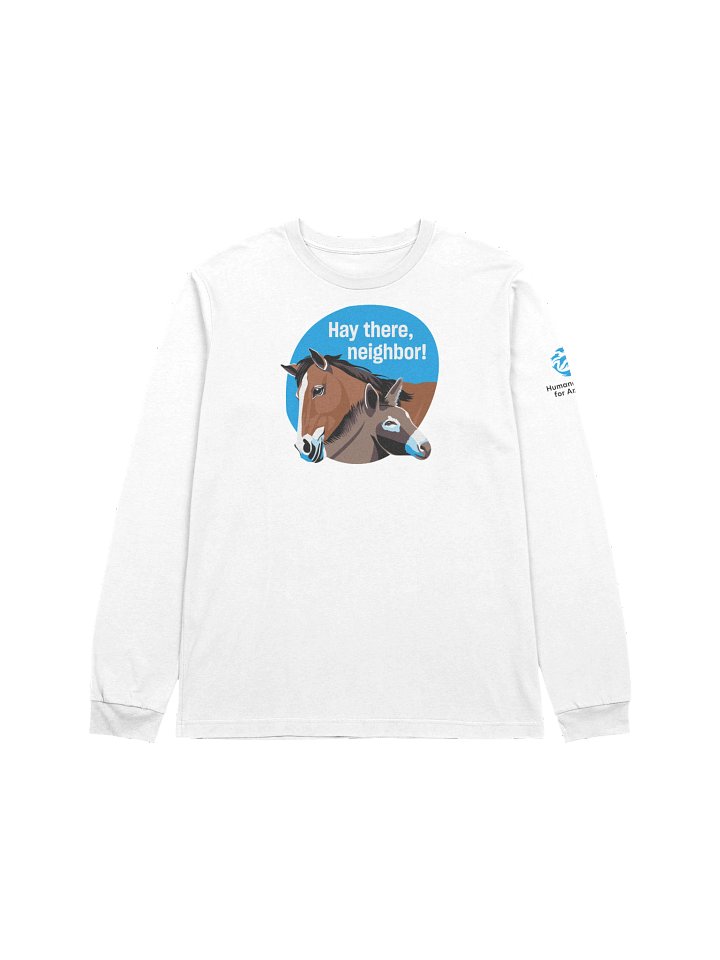 Hay there, neighbor - Long sleeve tee product image (1)