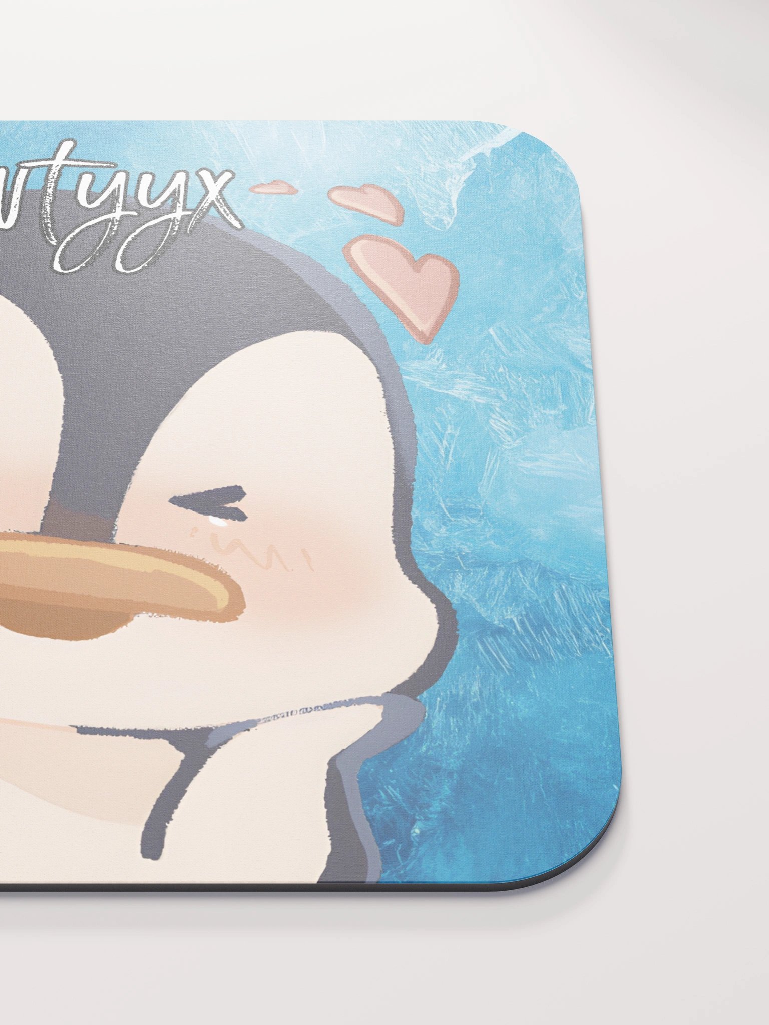 Blushy Penguin Mouse Pad product image (5)