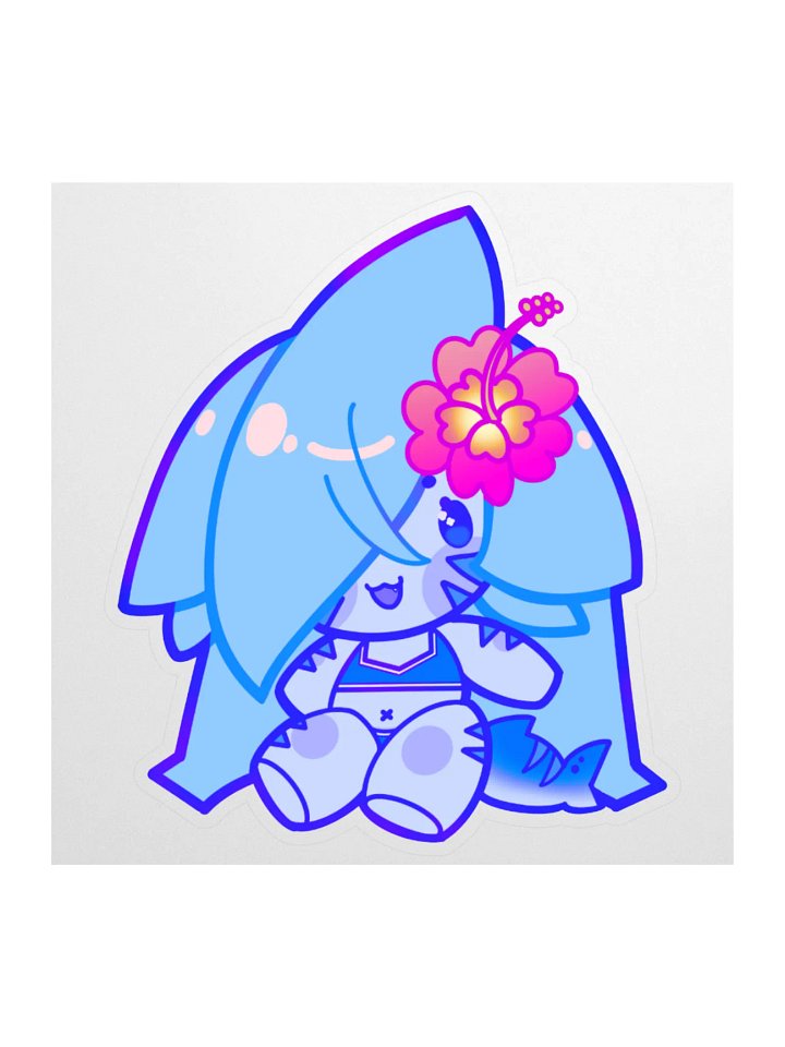 Marketable Plushie Sharky - Sticker product image (3)