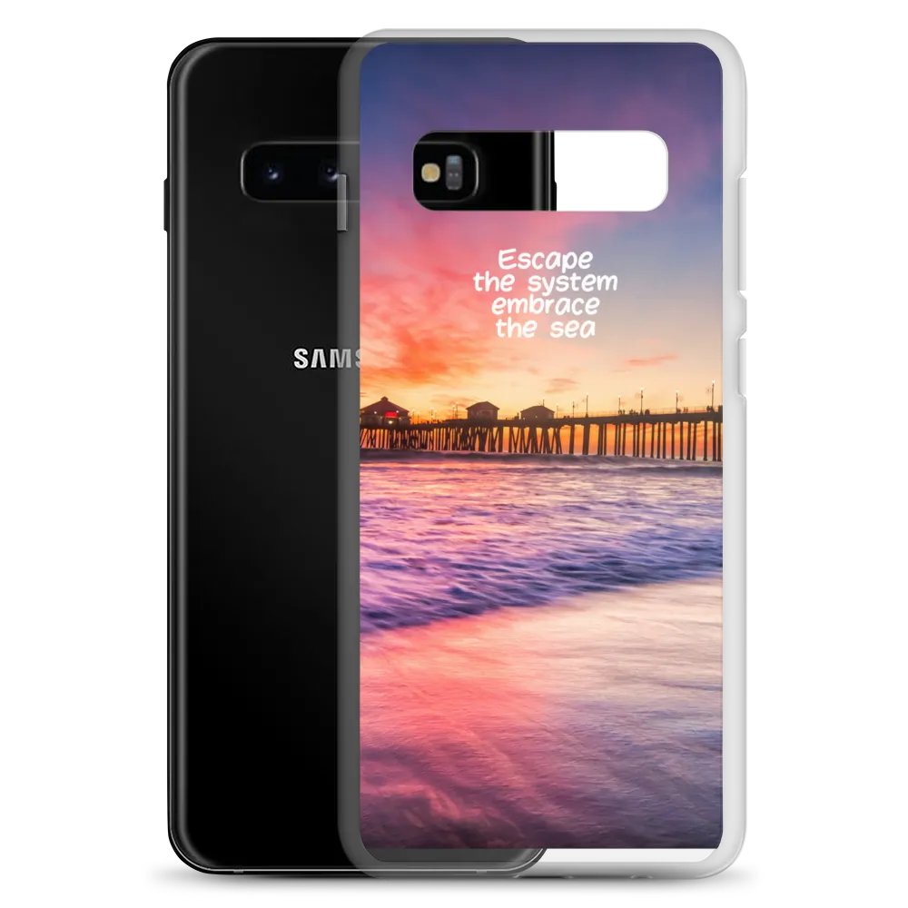Sunset Serenity Clear Samsung® Case product image (9)