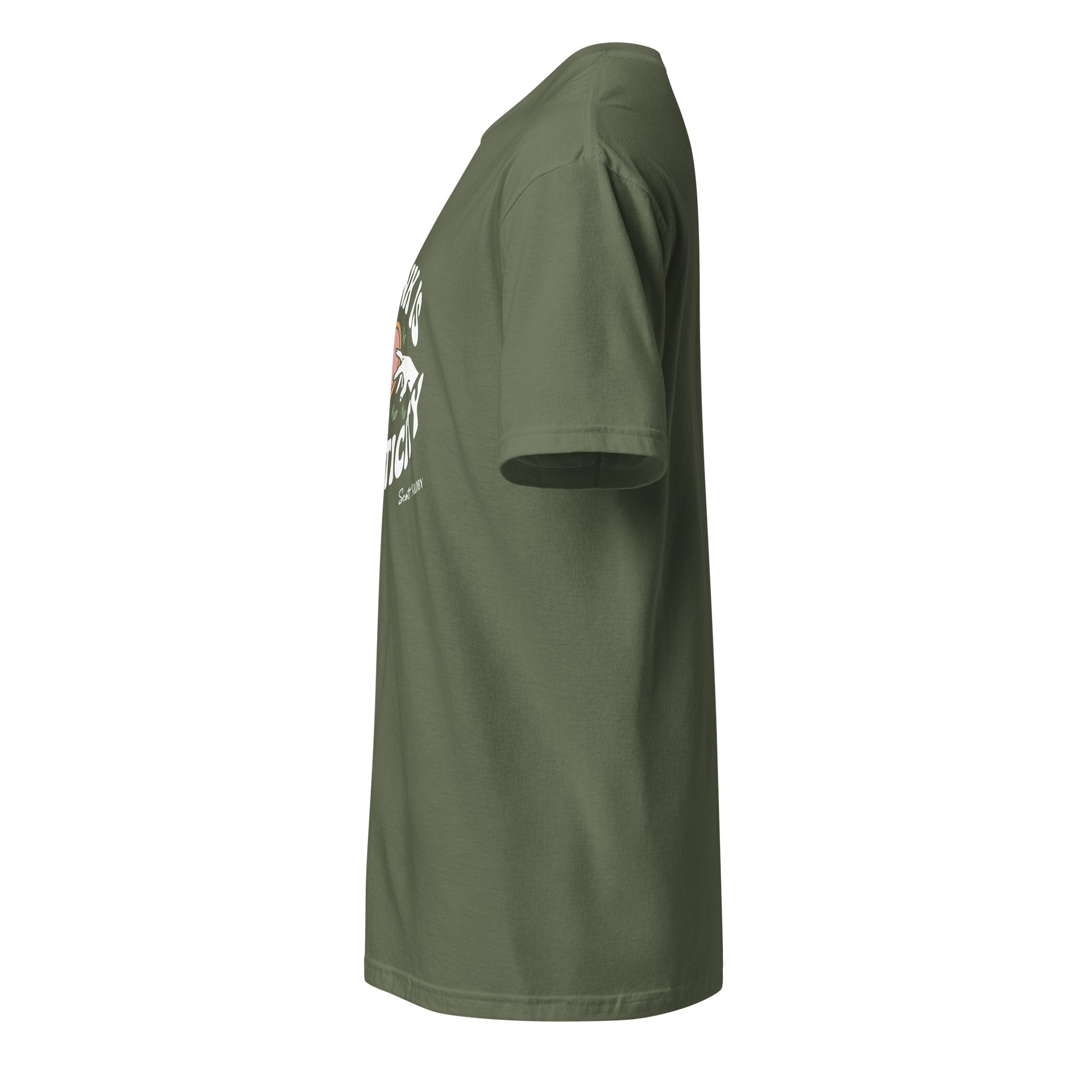 “My Kink Is Authenticity” Military Green Soft-Style T- product image (3)