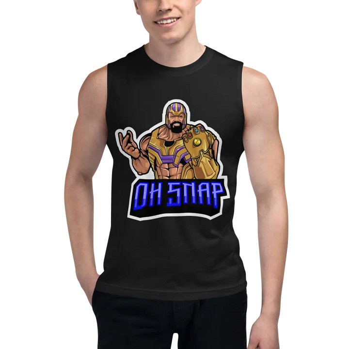 Oh Snap Sleeveless T-shirt product image (2)