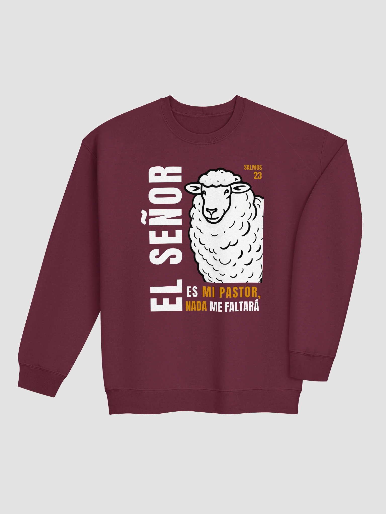 Sudadera Unisex Cuello Redondo | El Señor es mi Pastor product image (13)