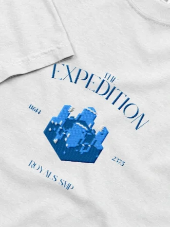 The Expedition Embroidered T-Shirt - Royals SMP product image (1)