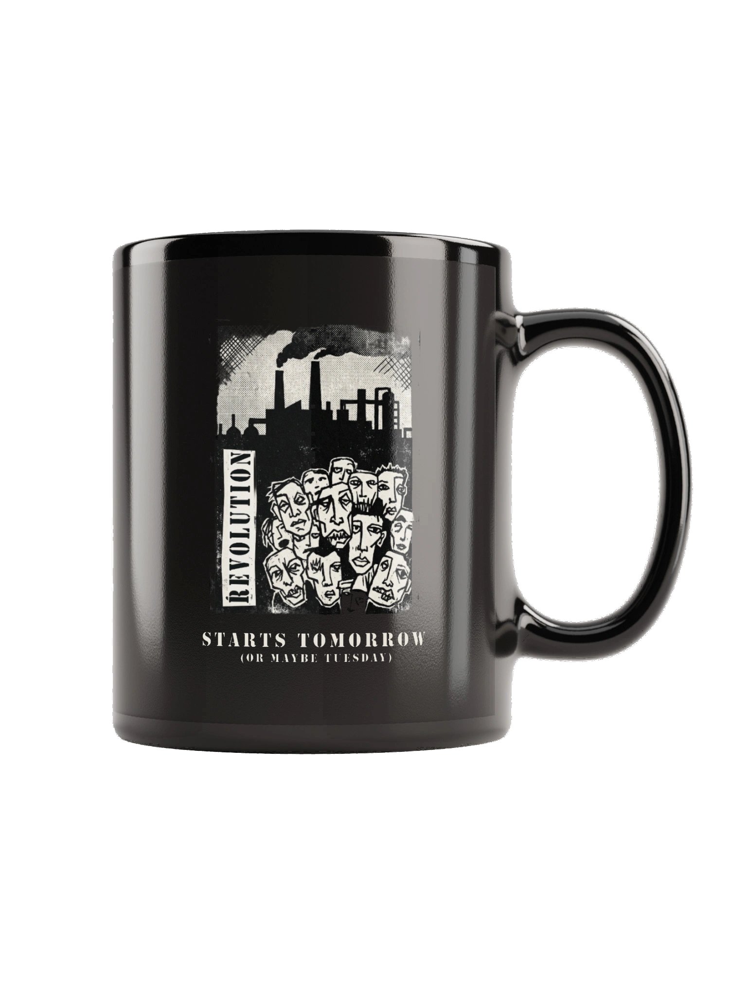 Revolution Tomorrow Black Mug product image (6)