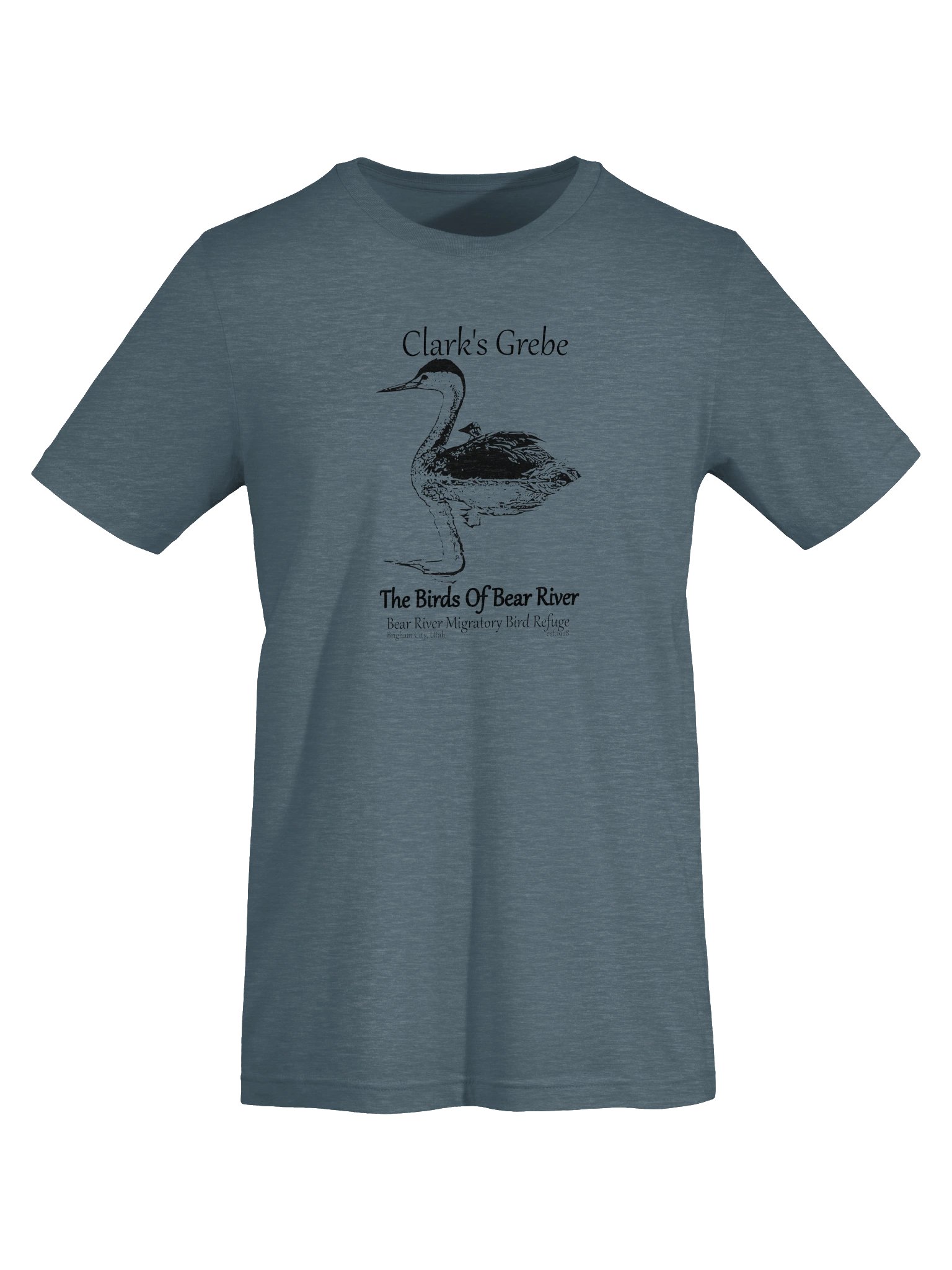 Birds of Bear River Clark's Grebe Unisex T-shirt product image (52)