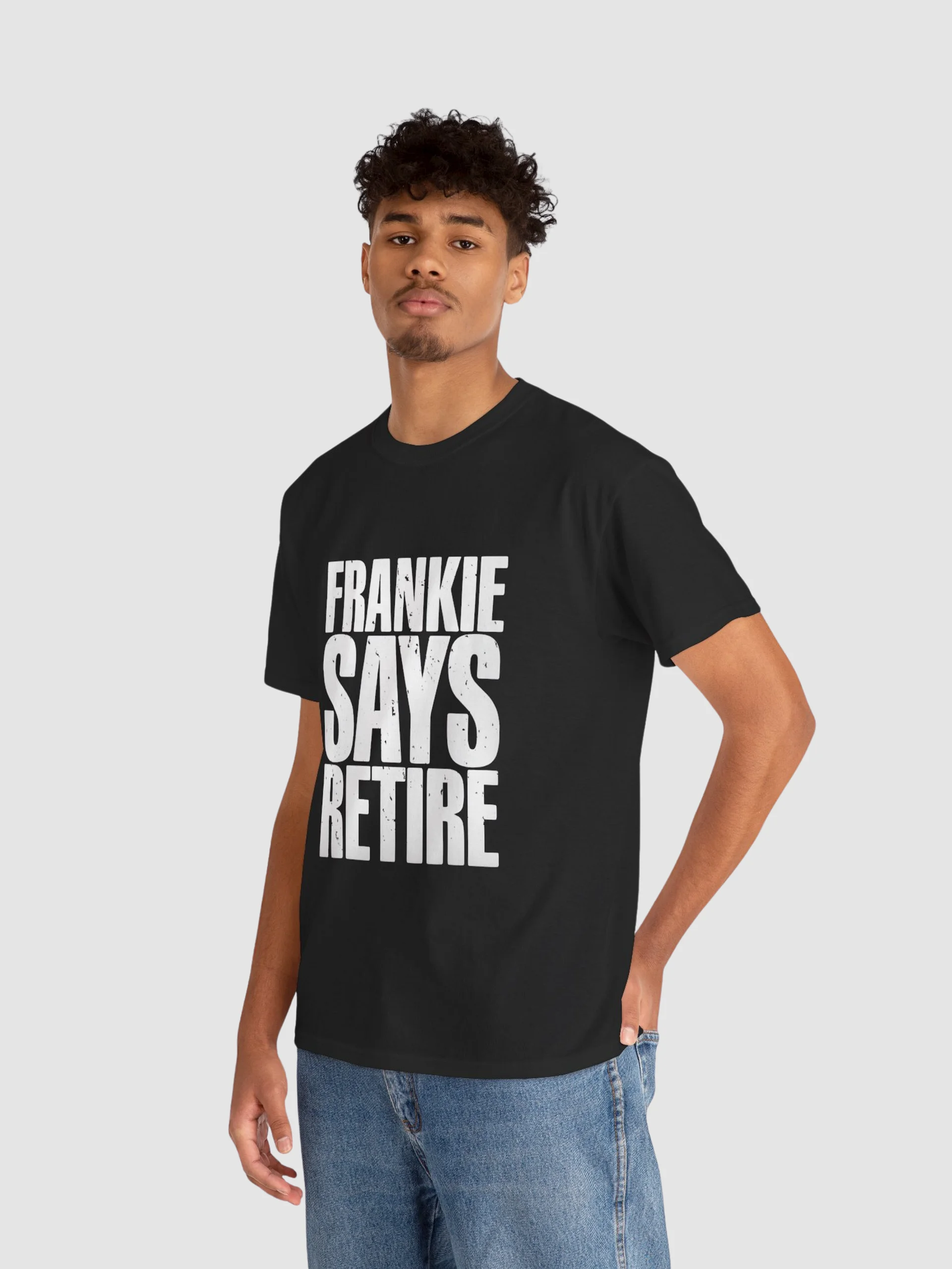 Frankie Says Retire — Retro 80s Party Shirt product image (153)