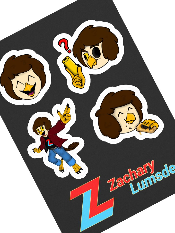 Zach Owl Sticker sheet product image (1)