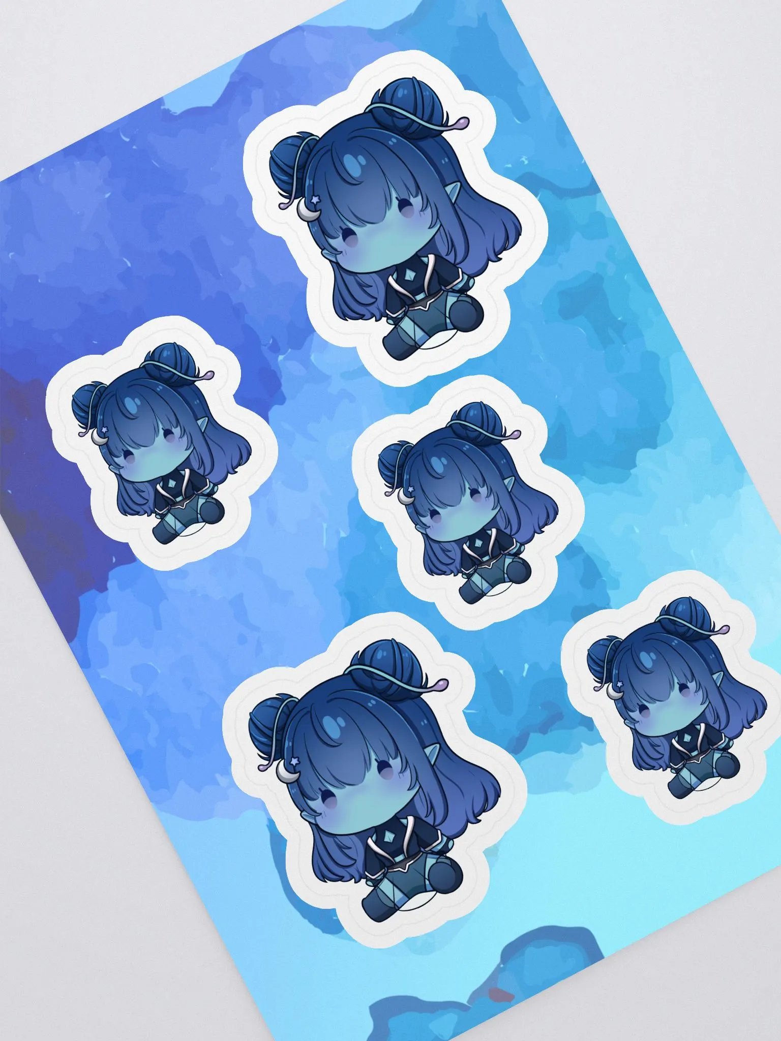 Starry Plushie Sticker Sheet product image (1)