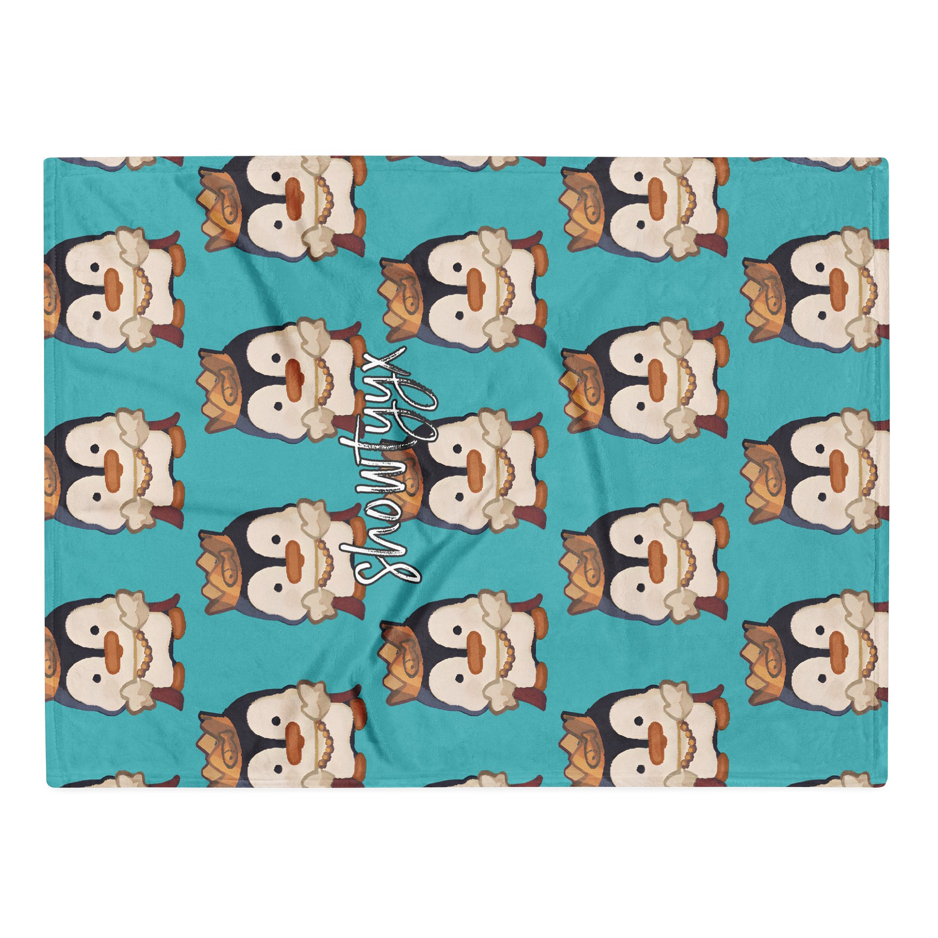 Teal Queen Throw Blanket product image (1)