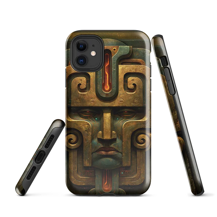 Oracle Interface I — Ancient Machine Face Phone Case product image (1)