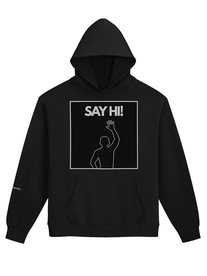 VIRAL Silhouette "Say Hi!" Hoodie | Iconic Immersive Interactive Dance Workout Oversized Premium Fleece product image (1)