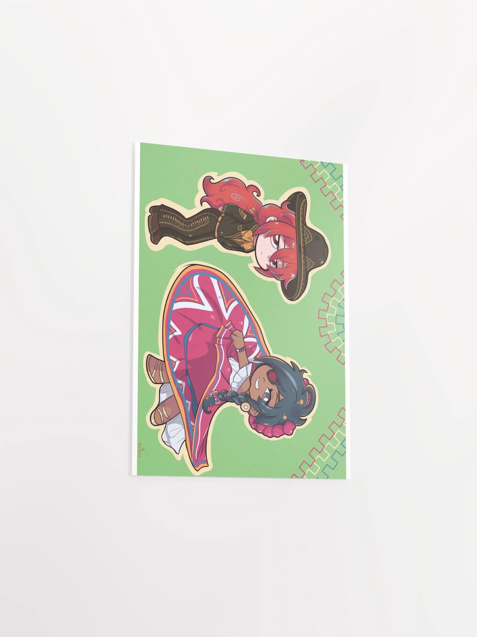 Mexican Pride Diluc & Kaeya Print (Genshin Impact) product image (3)