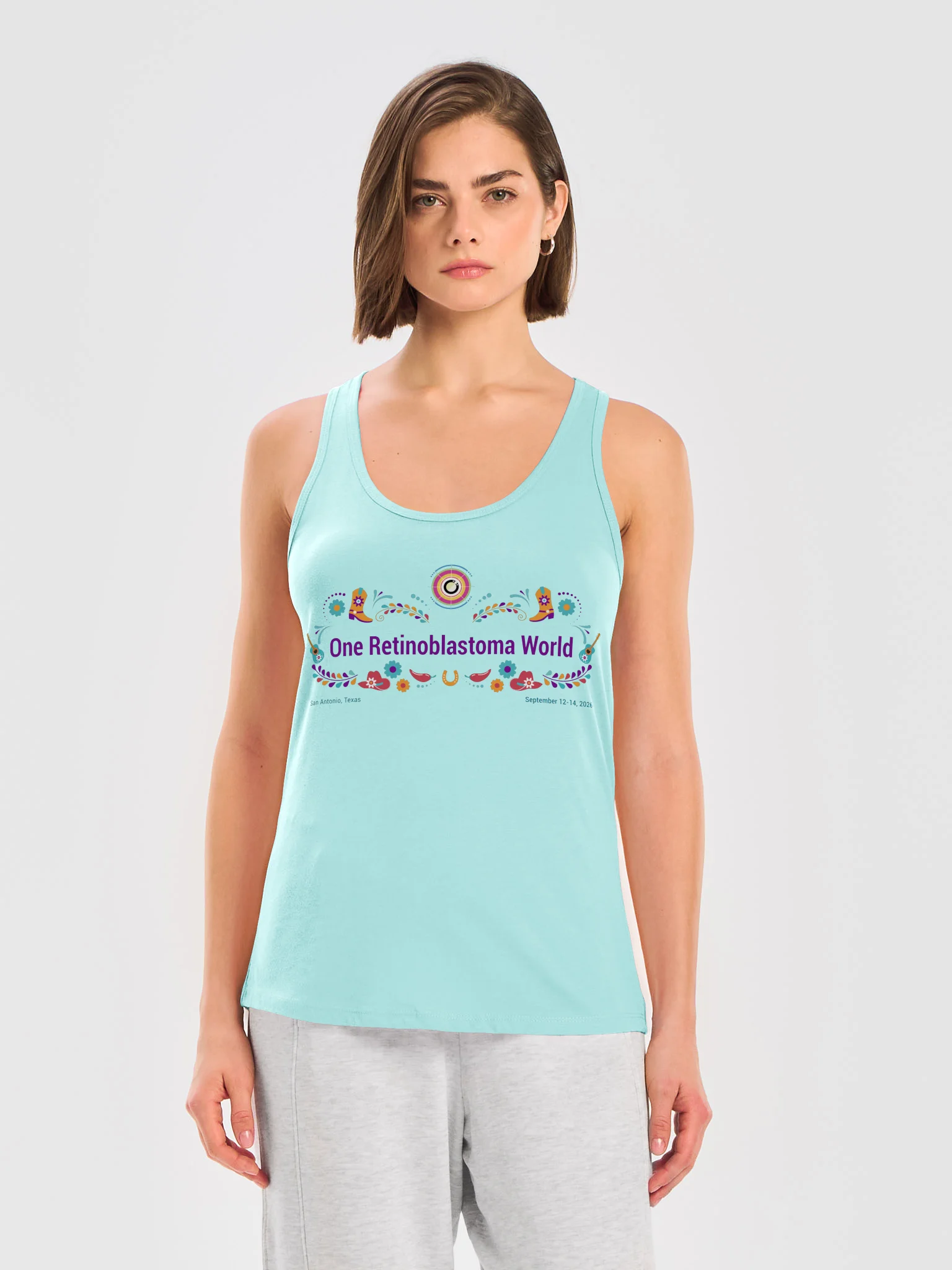 One Rb World 2026 Fiesta Design - Women's Racerback Tank Top product image (9)