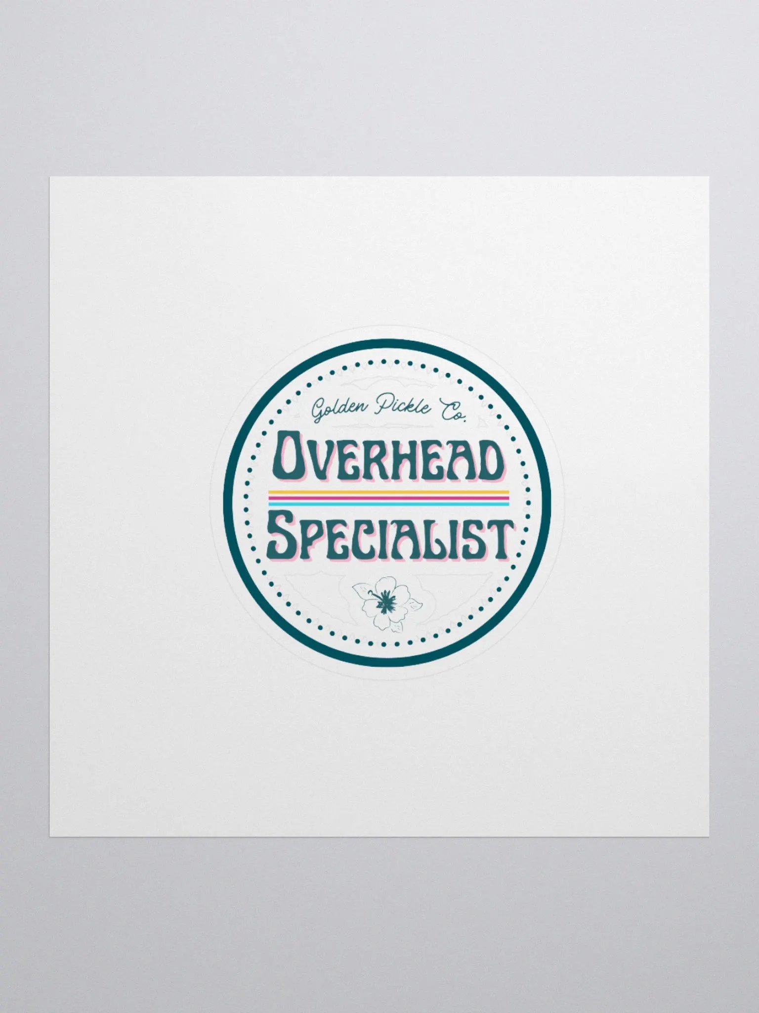 Overhead Specialist Kiss Cut Stickers product image (2)