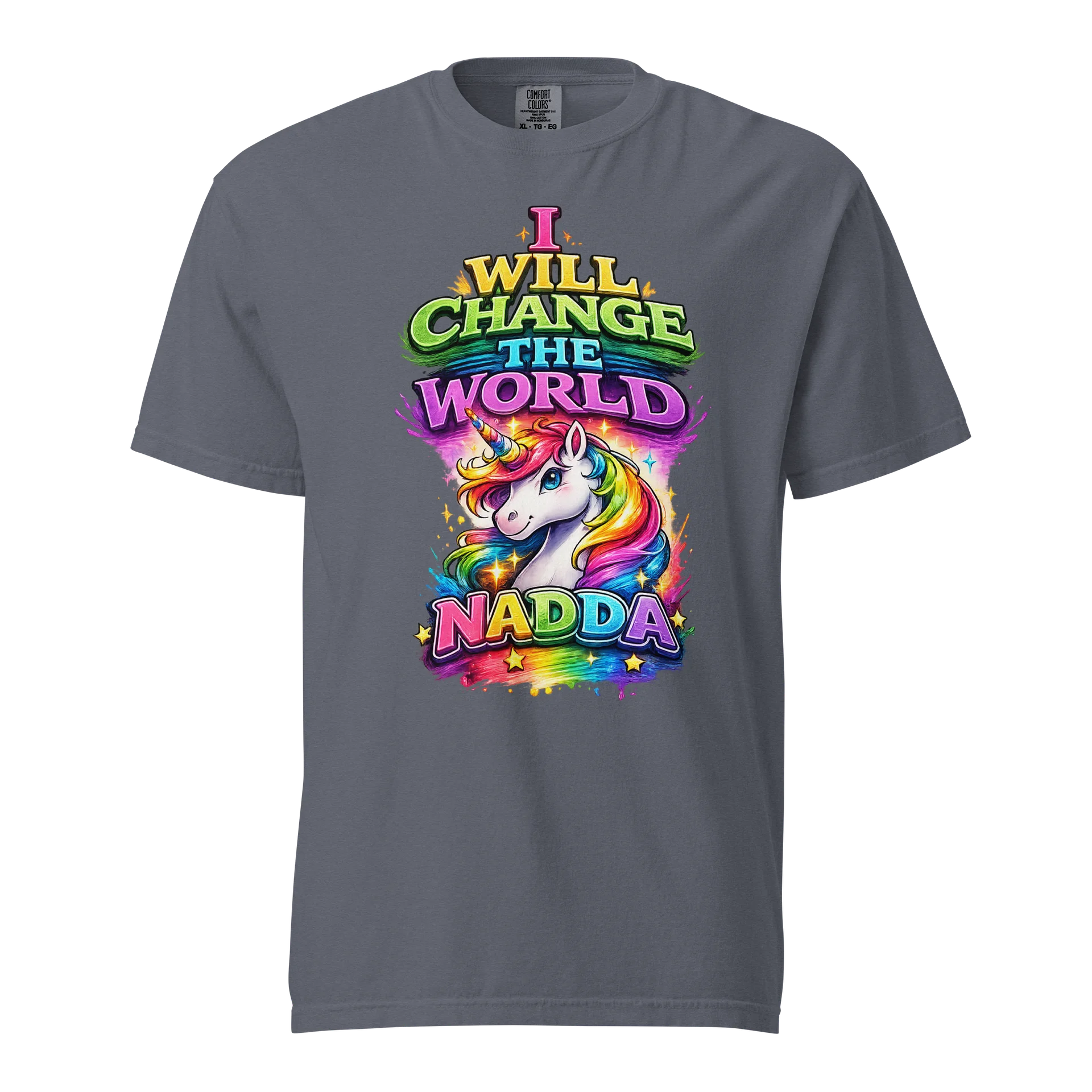 I Will Change the World Tee - Denim