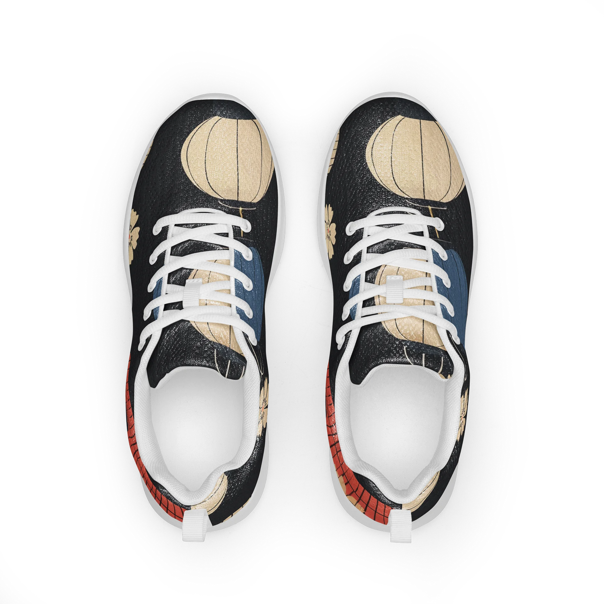 Japanese Lantern Women's Athletic Shoes | Traditional Festival Art Sneaker product image (2)