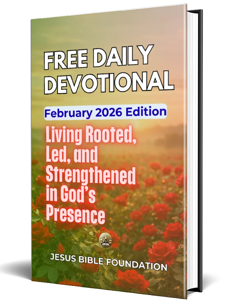 Free Daily Devotional February 2026 Edition: Living Rooted, Led, and Strengthened in God’s Presence product image (1)