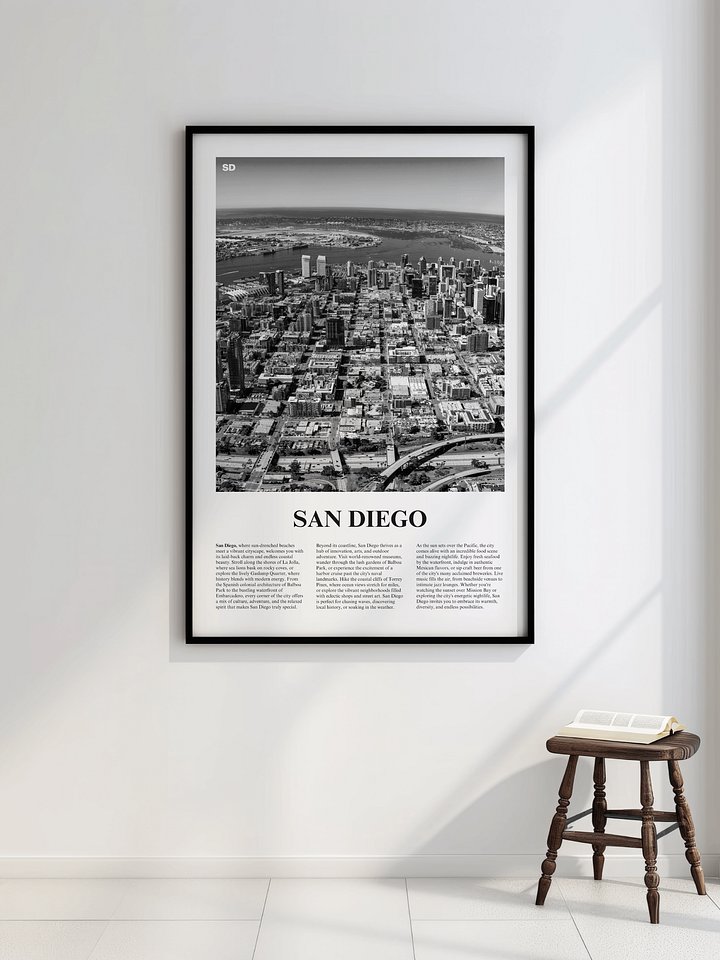 San Diego 01 Newspaper Poster product image (2)