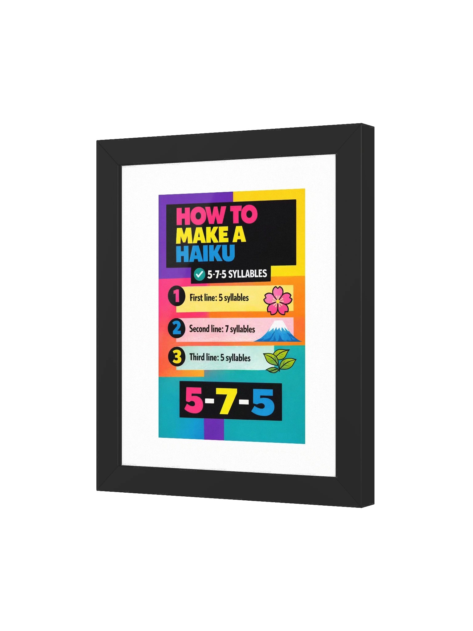 HOW TO HAIKU POSTER product image (81)