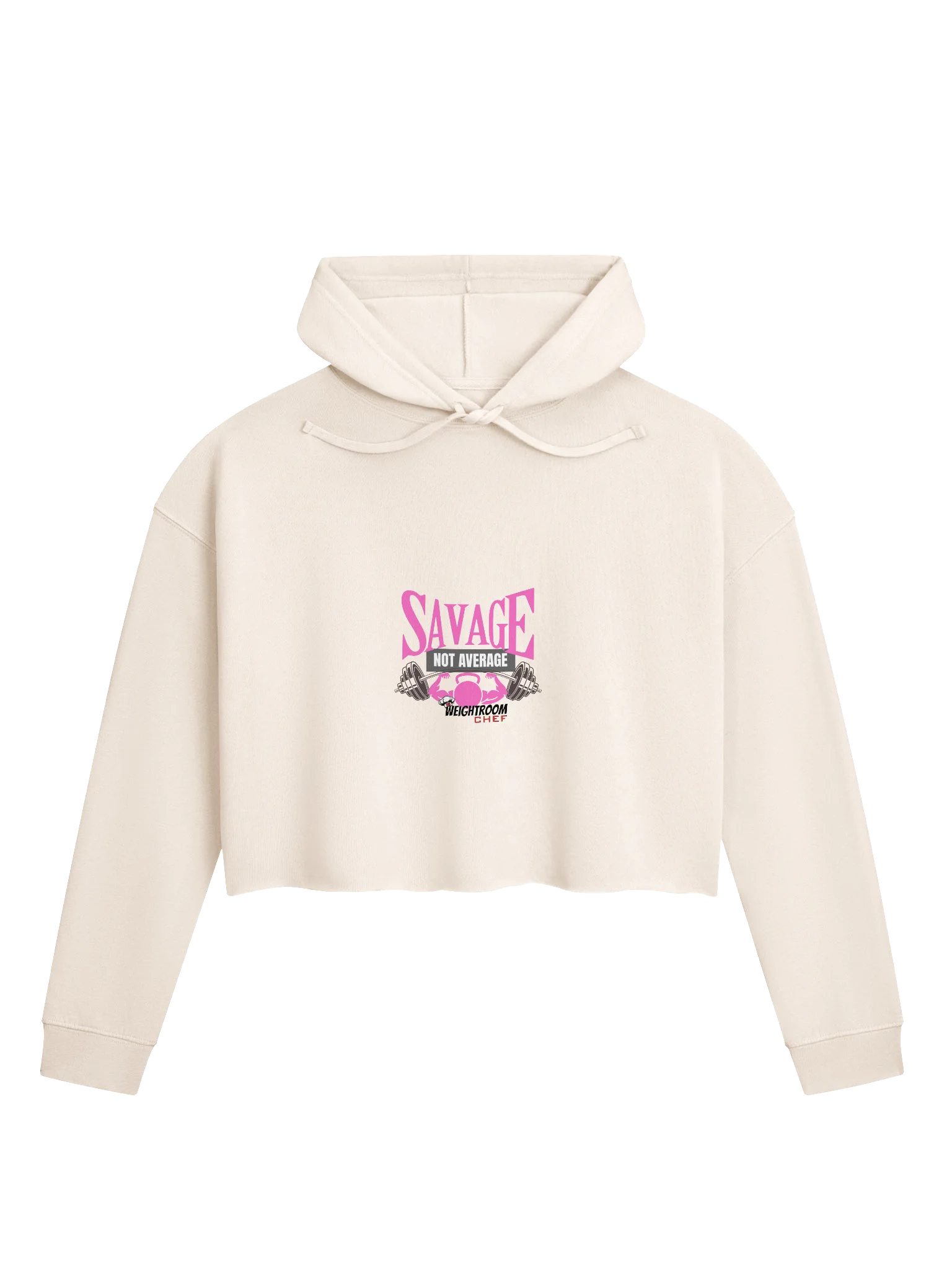 Savage Crop Hoodie | Team Weight Room Chef: product image (6)