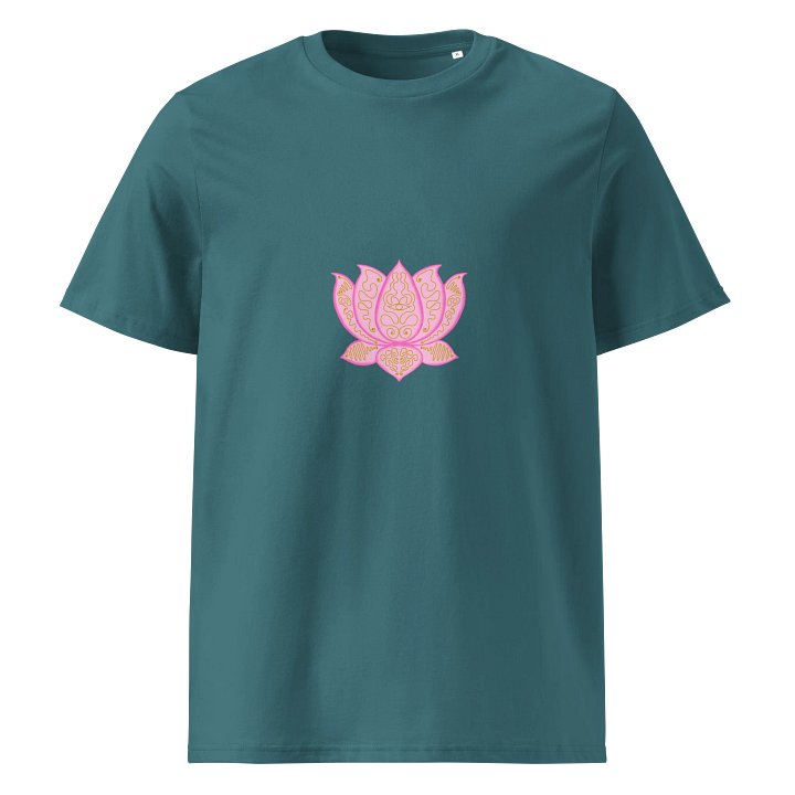 Golden Lotus Unisex Organic T-Shirt product image (1)
