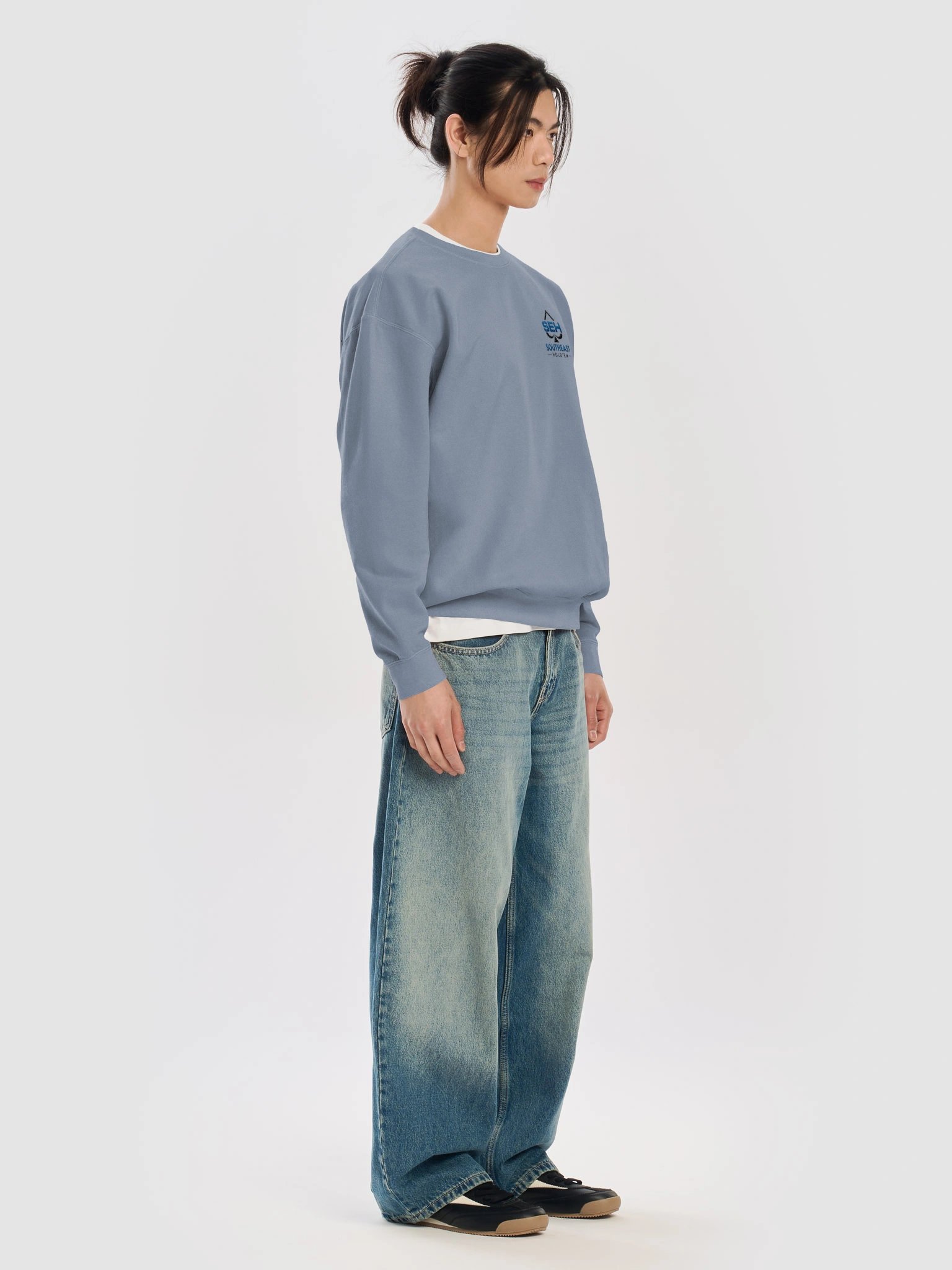 Fleece Sweatshirt Embroidered product image (31)