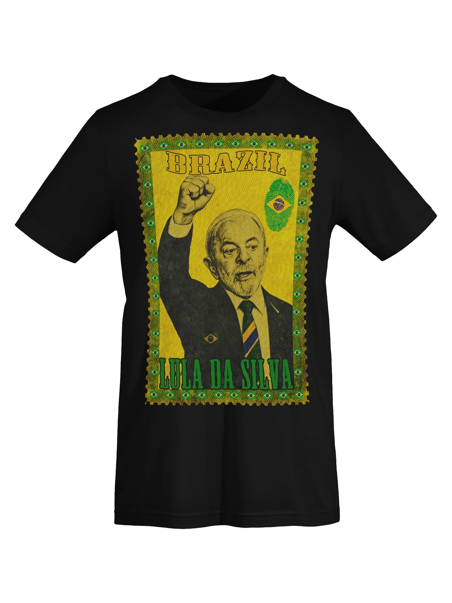 Lula da Silva Vintage Brazil Stamp T-Shirt | Unisex Tee product image (5)