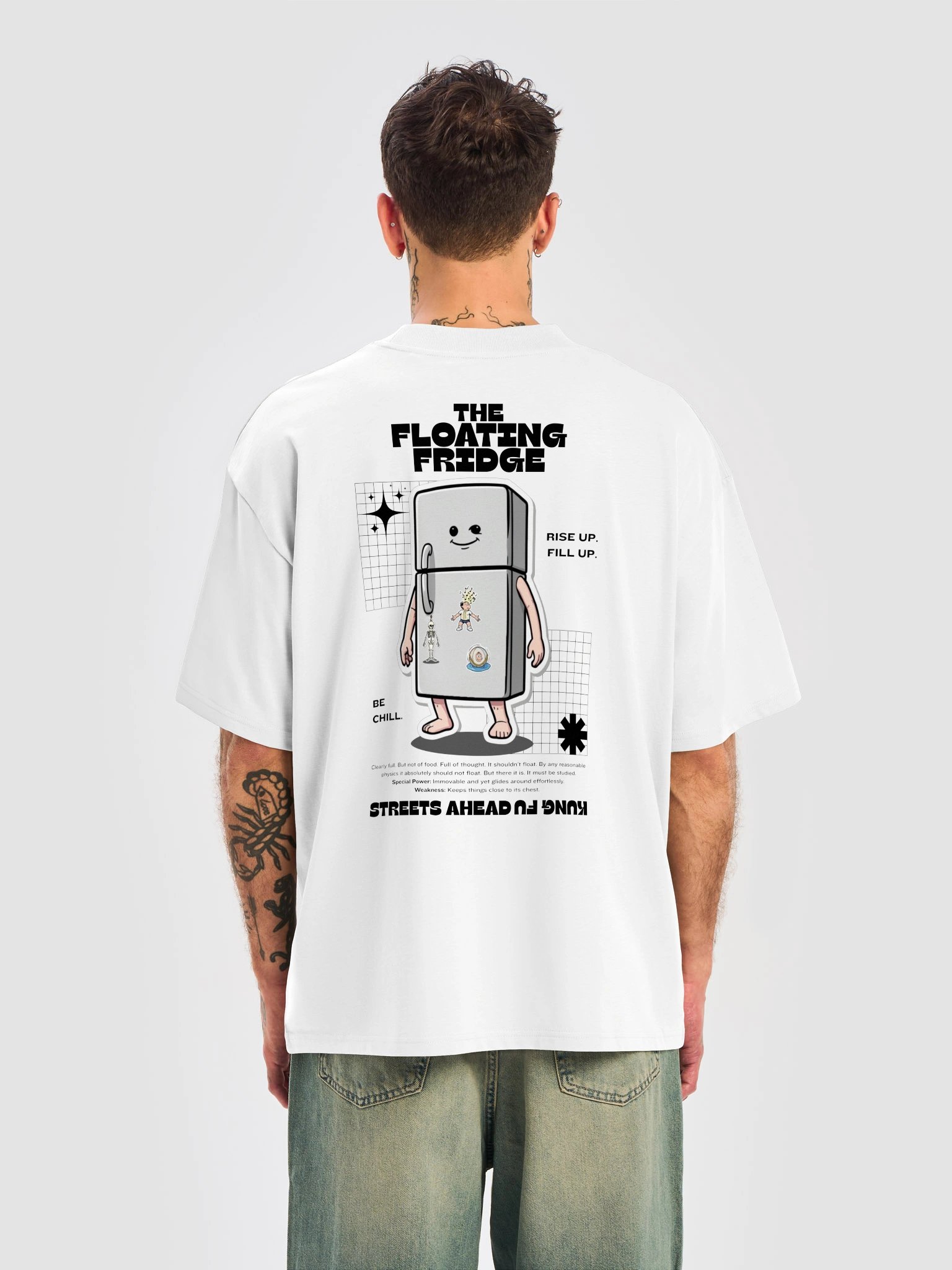 The Floating Fridge - Short Sleeve Shirt - White product image (2)