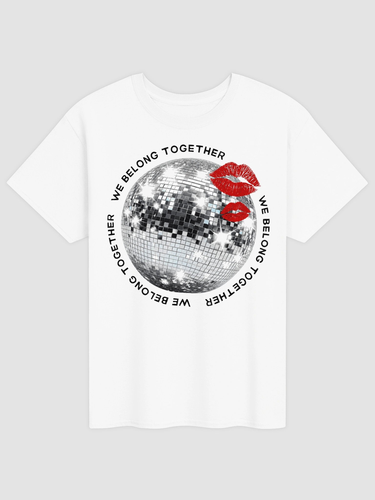 Harry Styles We Belong Together Disco Ball Shirt | Red Kiss Fan Tee product image (1)