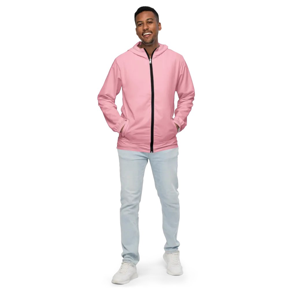 Plain Color Pink Windbreaker product image (2)