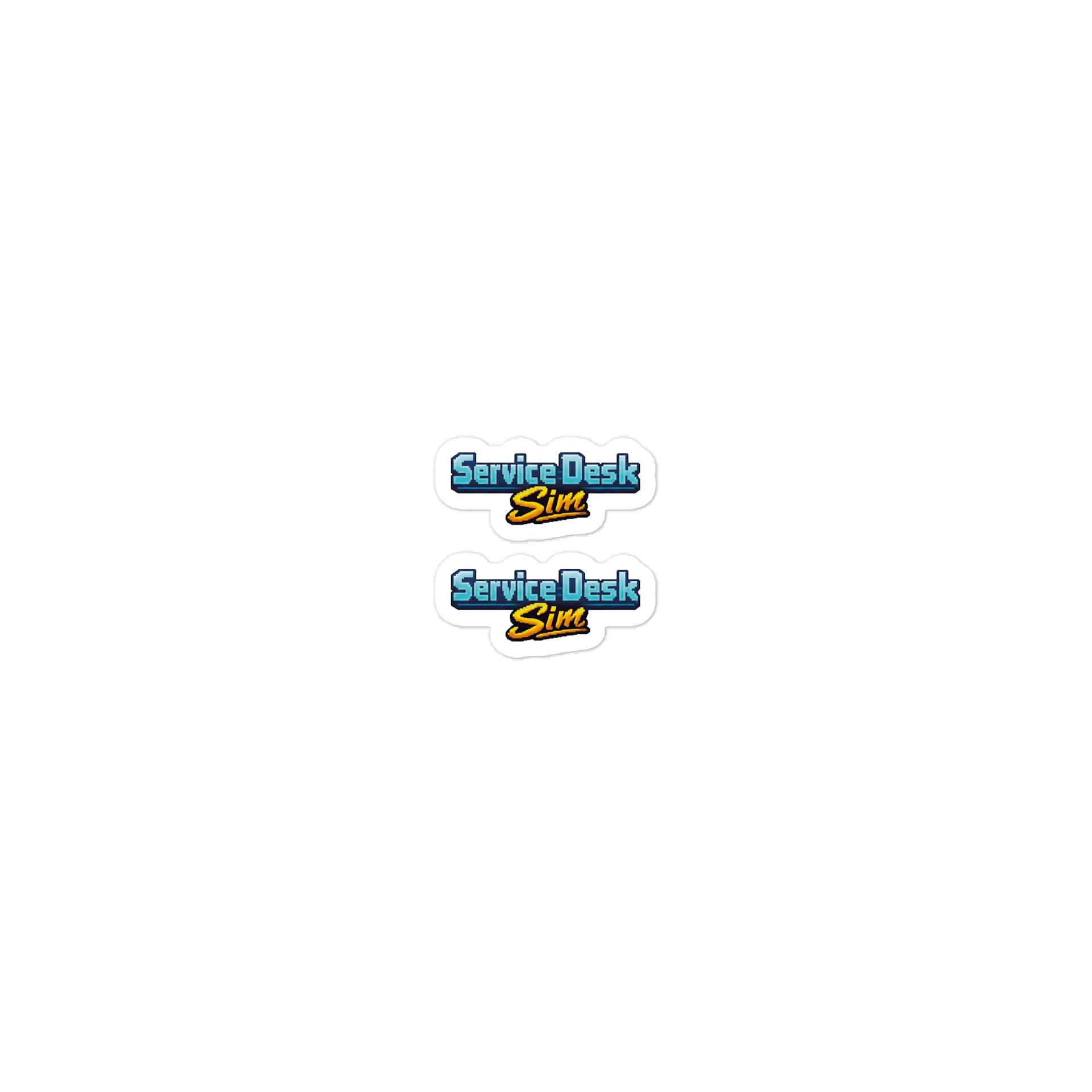 Service Desk Sim Logo Sticker Decal product image (1)