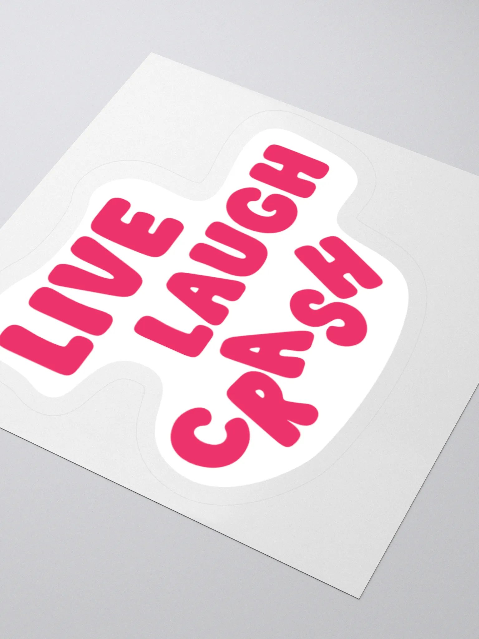 The Stickers: "Live, Laugh, CrAsH" product image (3)