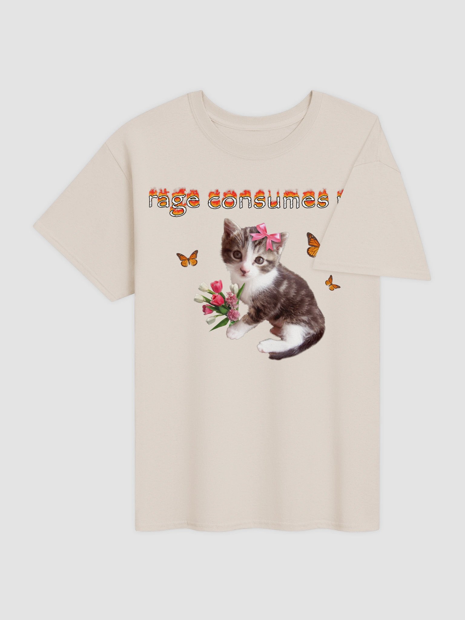 Rage Consumes Me Cat T-shirt product image (28)